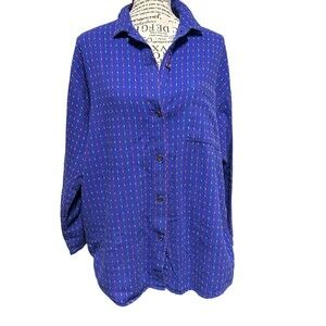 Vintage Gramicci Sole Survivor Button Up Shirt Womens Hiking Colorful L/XL